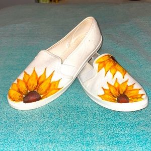 Sunflower Custom Painted flats